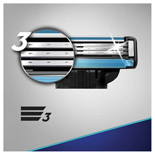 Gillette Mach3 Yedek Tıraş Bıçağı 2'li Gillette Mach3 Yedek Tıraş Bıçağı 2'li