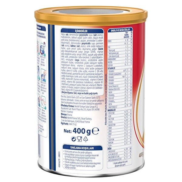 Sma Optipro 2 Devam Sütü 400 g Sma Optipro 2 Devam Sütü 400 g