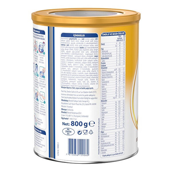 Sma Optipro 1 Bebek Sütü 800 g Sma Optipro 1 Bebek Sütü 800 g