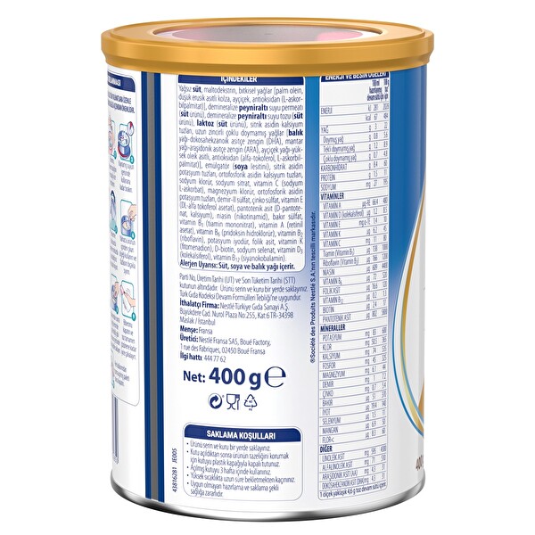 Sma Optipro 3 Devam Sütü 1-3 Yaş 400 g Sma Optipro 3 Devam Sütü 1-3 Yaş 400 g