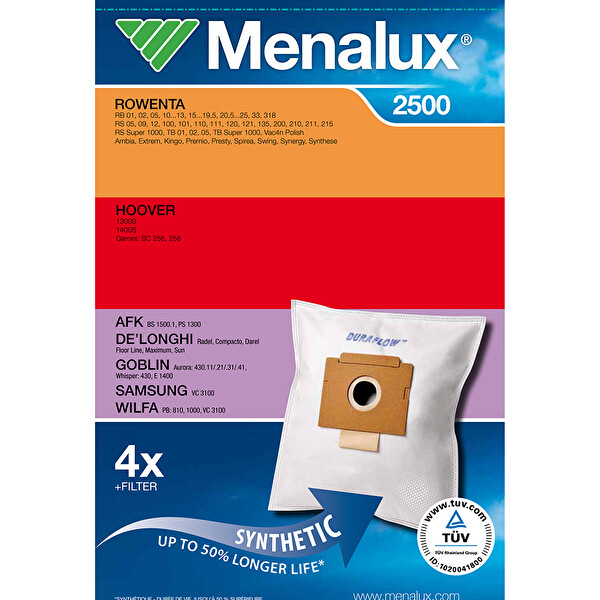 Menalux 2500 Süpürge Torbası Menalux 2500 Süpürge Torbası