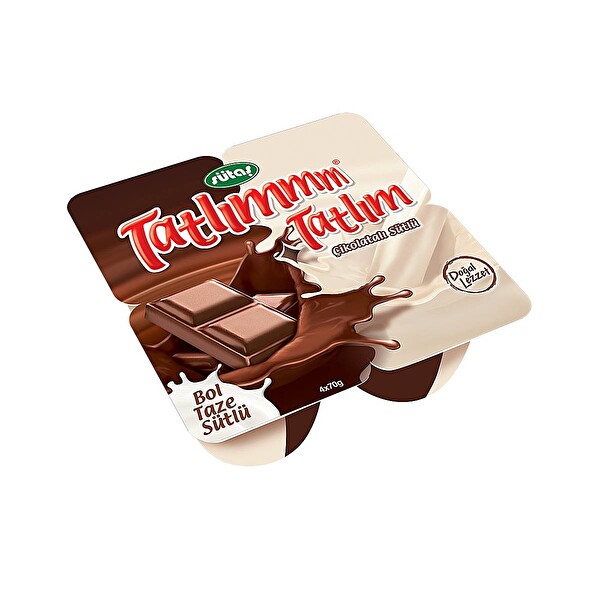 Tatlımmm Bol Sütlü Çikolatalı Puding 4x70 g Tatlımmm Bol Sütlü Çikolatalı Puding 4x70 g