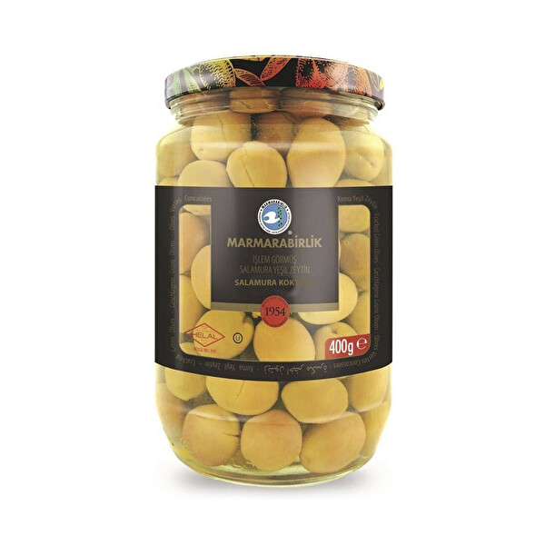 Marmarabirlik Kokteyl Yeşil Zeytin 400 gr