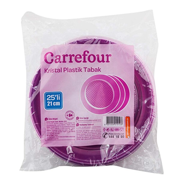 Carrefour Plastik Tabak 25'li Carrefour Plastik Tabak 25'li