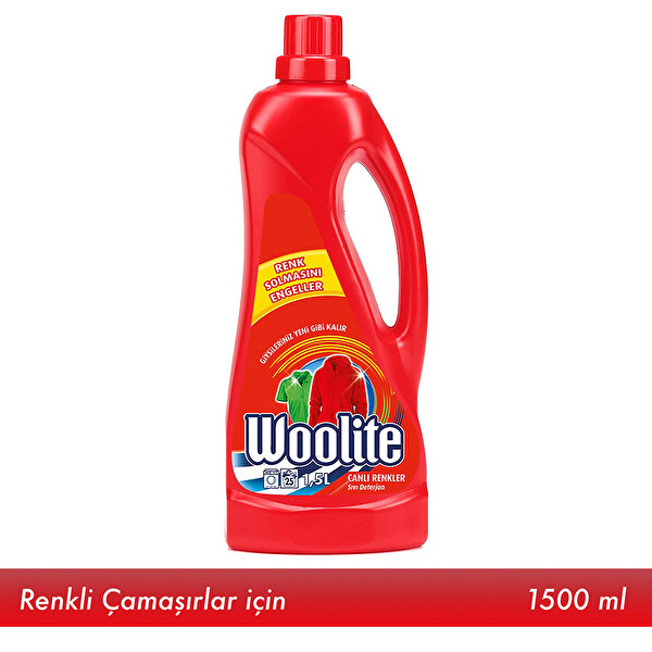 Woolite Hassas Çamaşır Deterjanı 1500ml Renkliler İçin Woolite Hassas Çamaşır Deterjanı 1500ml Renkliler İçin