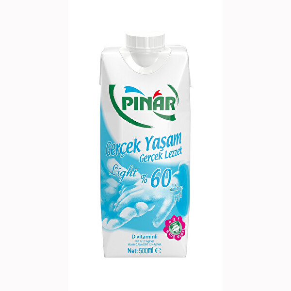 Pınar Light Süt 500 ml