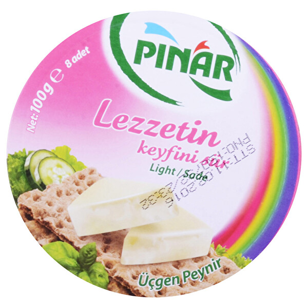 Pınar Light Üçgen Peynir 8X12.5 g Pınar Light Üçgen Peynir 8X12.5 g