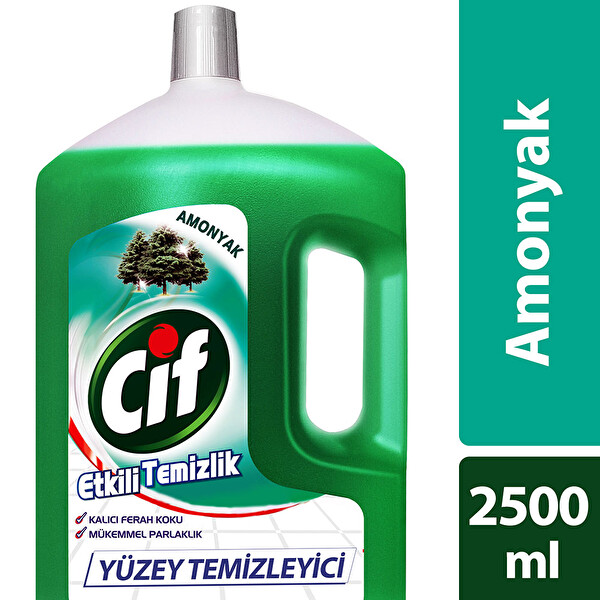 Cif Active Fresh Amonyak Yüzey Temizleyici 2500 ml Cif Active Fresh Amonyak Yüzey Temizleyici 2500 ml