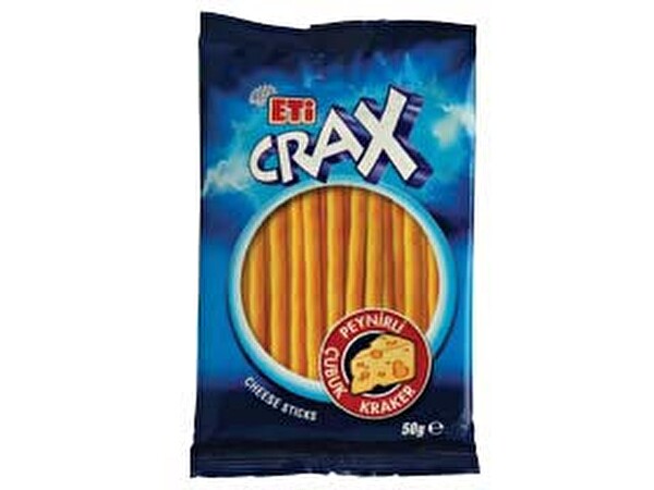 Eti Crax Peynirli Çubuk Kraker 50 g Eti Crax Peynirli Çubuk Kraker 50 g