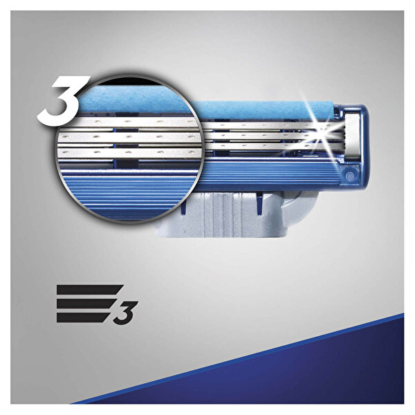 Gillette Mach3 Turbo Yedek Tıraş Bıçağı 2'li Gillette Mach3 Turbo Yedek Tıraş Bıçağı 2'li