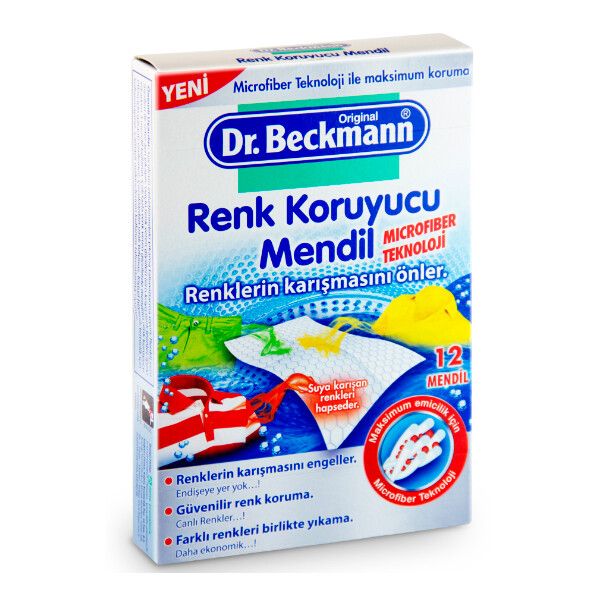 Dr. Beckmann Dr Beckmann Renk Koruyucu Mendil 12 Adet