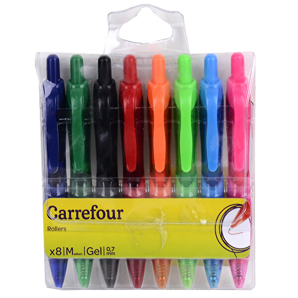 carrefour 8 renk jel kalem