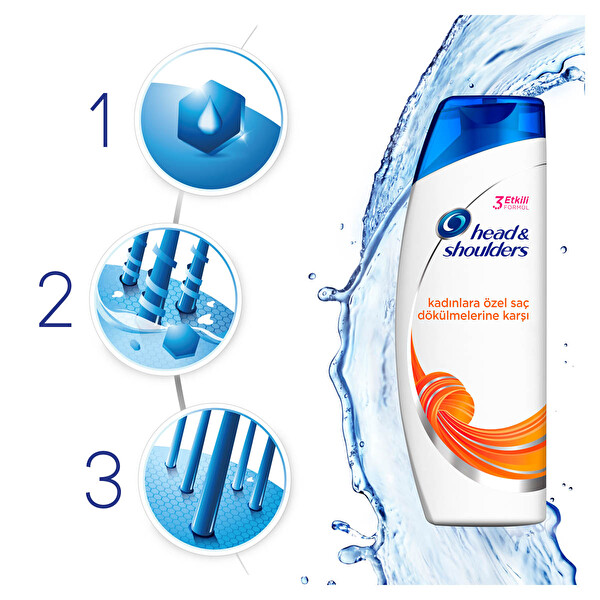 Head & Shoulders Şampuan Kadınlara Özel Saç Dökülmelerine Karşı 360 ml Head & Shoulders Şampuan Kadınlara Özel Saç Dökülmelerine Karşı 360 ml