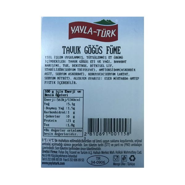 Uygun Hesapli Yayla Turk Tavuk Gogus Butun Fume Kg Indirimli Urunleri Ve Firsatlari