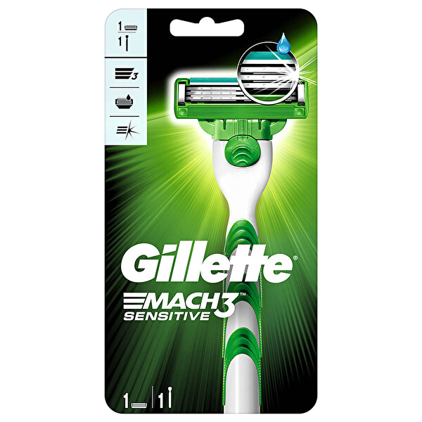 Gillette Mach3 Sensitive Tıraş Makinesi Gillette Mach3 Sensitive Tıraş Makinesi