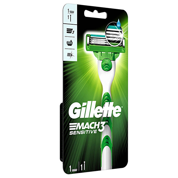 Gillette Mach3 Sensitive Tıraş Makinesi Gillette Mach3 Sensitive Tıraş Makinesi