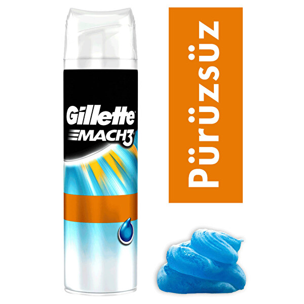 Gillette Mach3 Tıraş Jeli Yakın ve Pürüzsüz Tıraş 200 ml Gillette Mach3 Tıraş Jeli Yakın ve Pürüzsüz Tıraş 200 ml