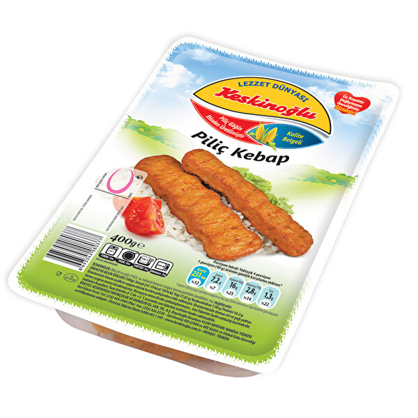 Keskinoğlu Piliç Kebap 400 g Keskinoğlu Piliç Kebap 400 g