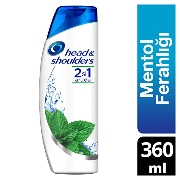 Head & Shoulders 2'si 1 Arada Şampuan Mentol Ferahlığı 360 ml Head & Shoulders 2'si 1 Arada Şampuan Mentol Ferahlığı 360 ml