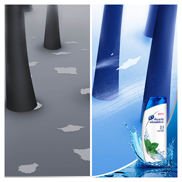 Head & Shoulders 2'si 1 Arada Şampuan Mentol Ferahlığı 360 ml Head & Shoulders 2'si 1 Arada Şampuan Mentol Ferahlığı 360 ml