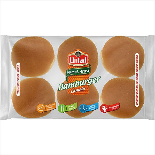 Untad Hamburger Ekmeği 6'lı