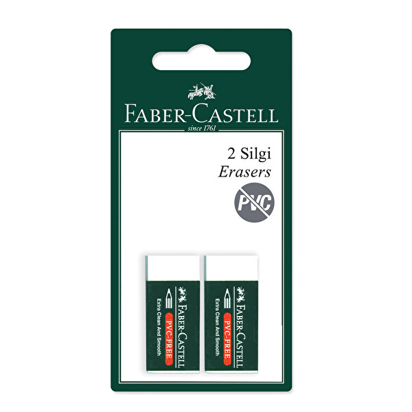 Faber Castell Plastik Silgi 2'Li