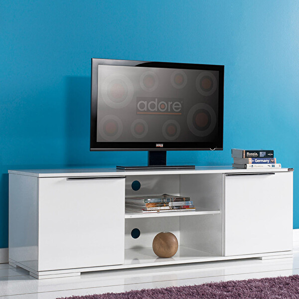 Adore Flat Line Mega Geniş Bölmeli Kapaklı TV Sehpası Adore Flat Line Mega Geniş Bölmeli Kapaklı TV Sehpası