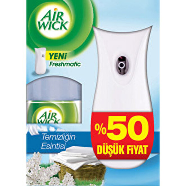 Air Wick Oda Kokusu Makine + Yedek Set Temizlik Esintisi Air Wick Oda Kokusu Makine + Yedek Set Temizlik Esintisi