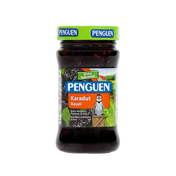 Penguen Karadut Reçeli 380 g (Extra Geleneksel) Penguen Karadut Reçeli 380 g (Extra Geleneksel)
