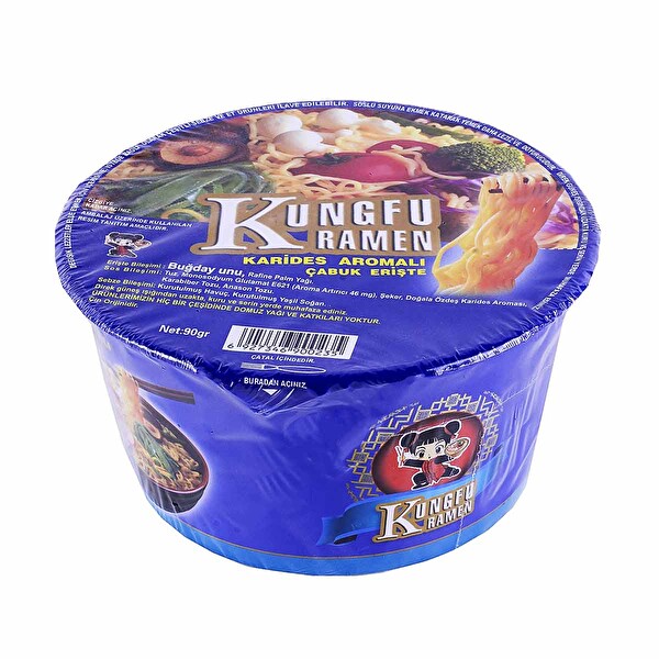 Kungfu Erişte Karides Aromalı 90 g