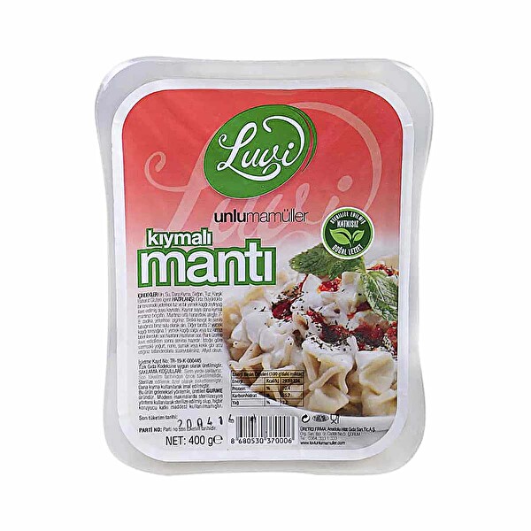 Dana Kıymalı Mantı Paket Dana Kıymalı Mantı Paket