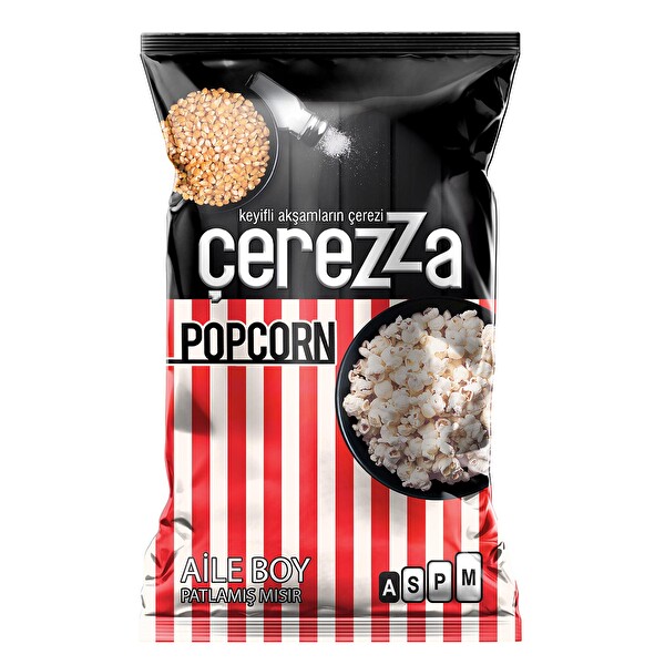 Çerezza Popcorn Patlamış Mısır Aile Boy 72 G