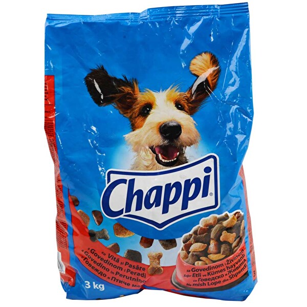 Chappi Biftek-Kümes Hayvanlı 3 kg Kuru Mama Chappi Biftek-Kümes Hayvanlı 3 kg Kuru Mama