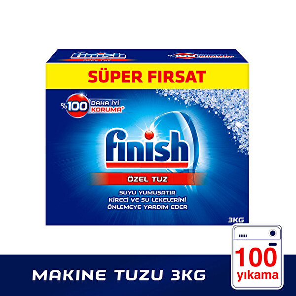 Finish Bulaşık Makinesi Deterjanı Makine Tuzu 3000gr Finish Bulaşık Makinesi Deterjanı Makine Tuzu 3000gr