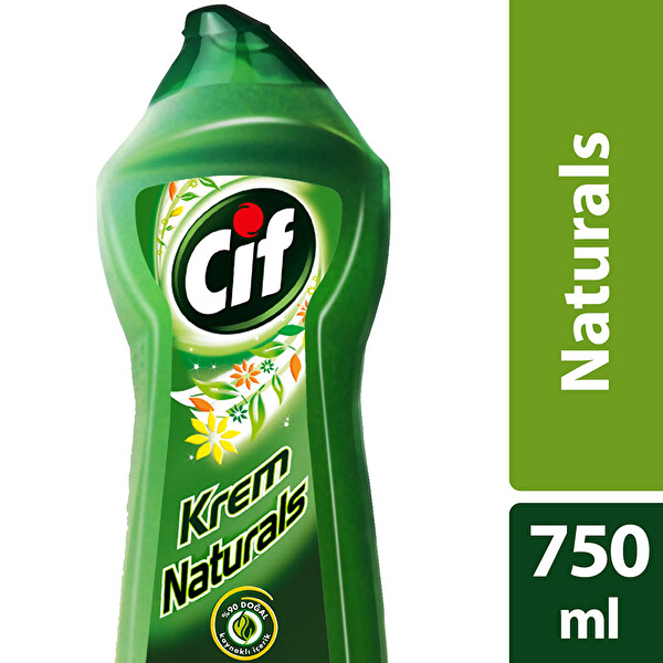 Cif Natural Krem Temizleyici 750 ml Cif Natural Krem Temizleyici 750 ml