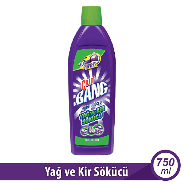 Cillit Bang Mutfak Temizleyici Yağ Çözücü Şişe 750ml Cillit Bang Mutfak Temizleyici Yağ Çözücü Şişe 750ml