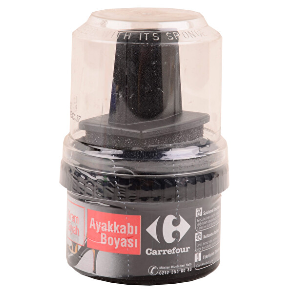 Carrefour Krem Ayakkabı Boyası Siyah 60 g Carrefour Krem Ayakkabı Boyası Siyah 60 g