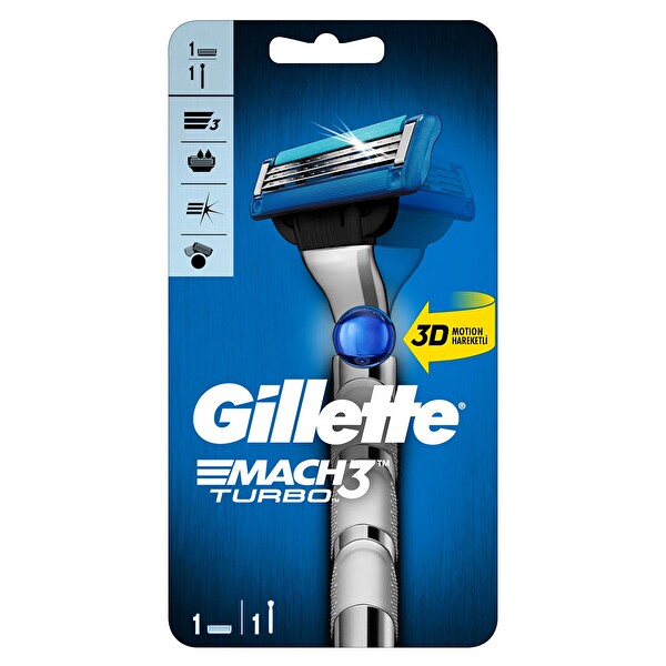 Gillette Mach3 Turbo Tiras Makinesi 30051851 Carrefoursa