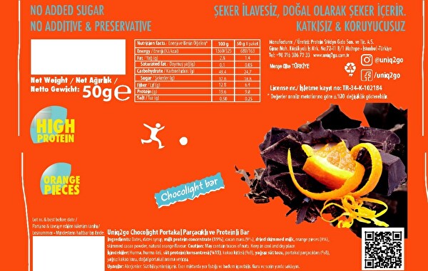 Uniq2go Chocolight 50g Uniq2go Chocolight 50g