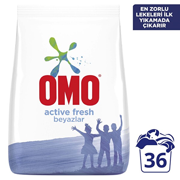 Omo Active Fresh Beyazlar Toz Deterjan 36 Yıkama 5.5 Kg