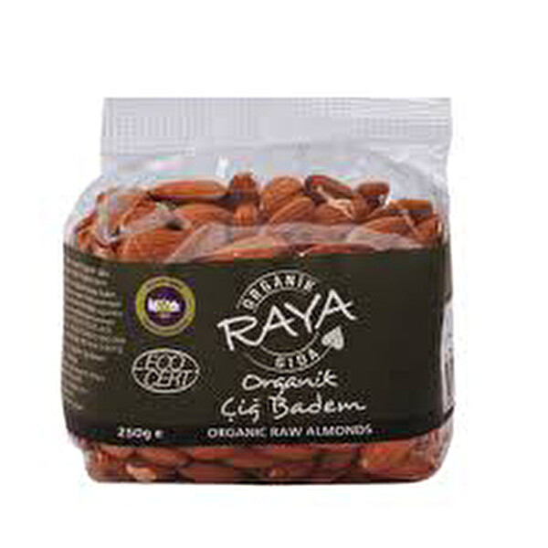 Raya Organik Çiğ İç Badem 250 g Raya Organik Çiğ İç Badem 250 g