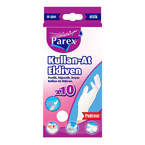 Parex Kullan At Eldiven 10'lu Küçük Parex Kullan At Eldiven 10'lu Küçük