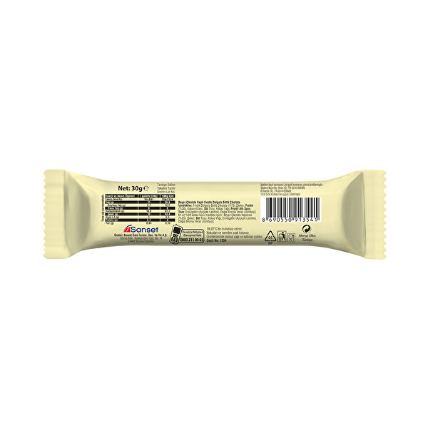 Tadelle Dolgulu Beyaz Çikolata 30 g 30055489 CarrefourSA