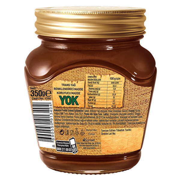 Sarelle Kakaolu Findik Ezme 350 G 30056013 Carrefoursa