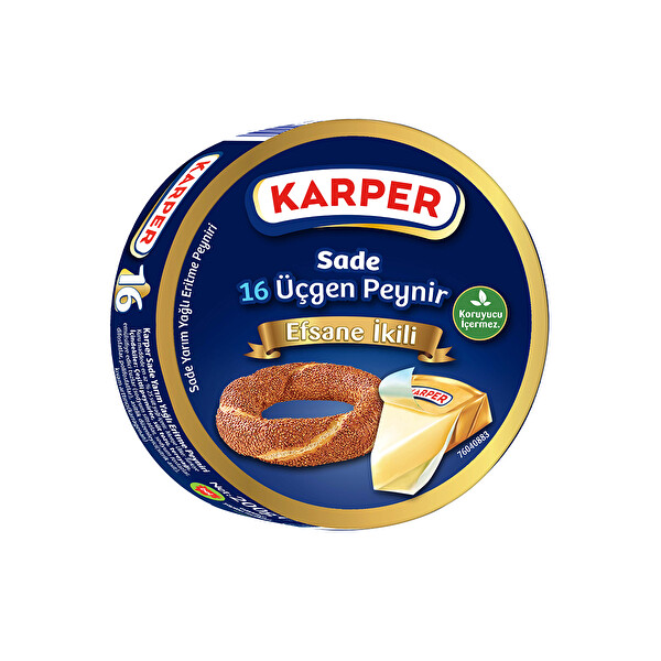 Karper Üçgen Peynir 16'lı 200g