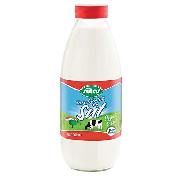 Sütaş Pastörize 1 lt Şişe Süt Sütaş Pastörize 1 lt Şişe Süt