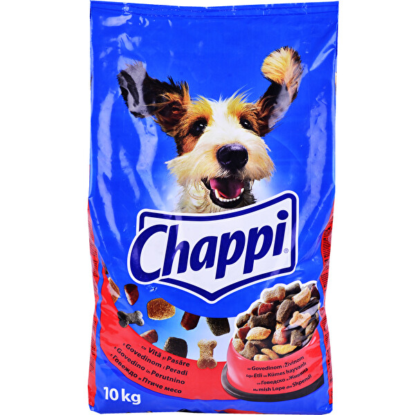 Chappi 10 kg Kümes Hayvanlı Biftekli Köpek Kuru Mama Chappi 10 kg Kümes Hayvanlı Biftekli Köpek Kuru Mama