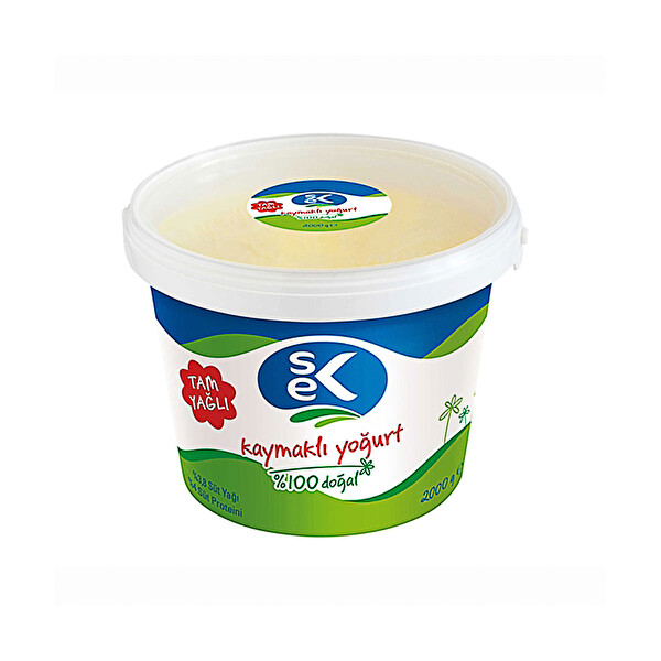 Sek Kaymaklı Yoğurt Kova 2000 gr Sek Kaymaklı Yoğurt Kova 2000 gr