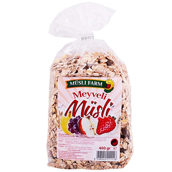 Müsli Farm Meyveli 400 g