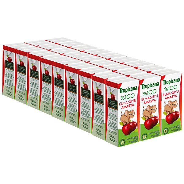 Tropicana Amasya %100 Elma Suyu Tetra 200 Ml Tropicana Amasya %100 Elma Suyu Tetra 200 Ml